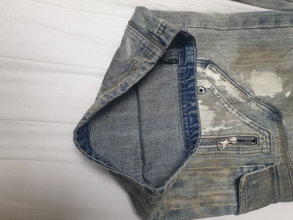 White Stain Graffiti Cargo Pants 상품이미지6