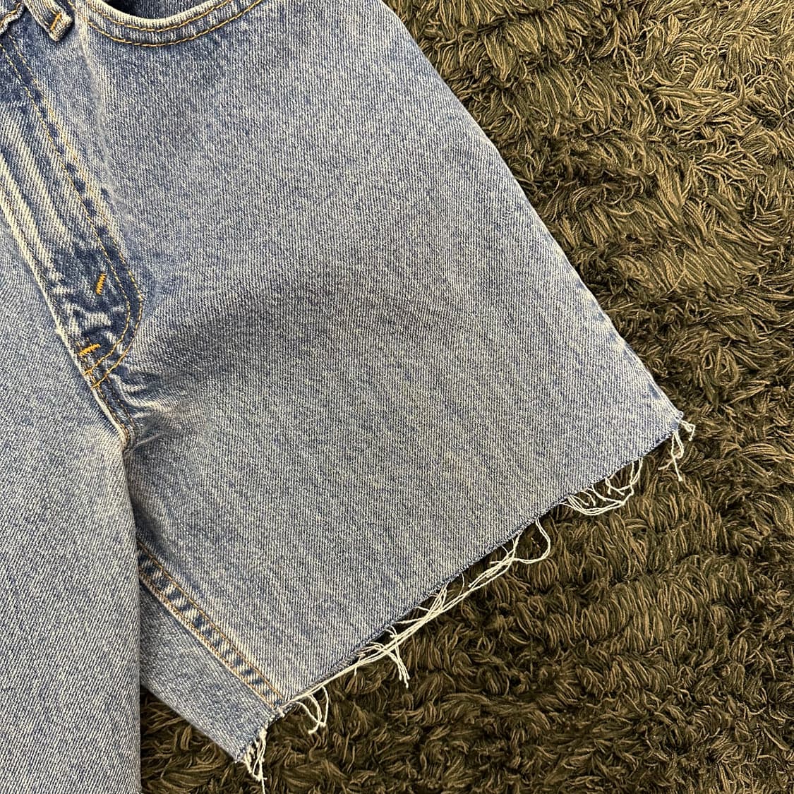 (26.5inch)90s 리바이스 데님 쇼츠 청 반바지 상품이미지6