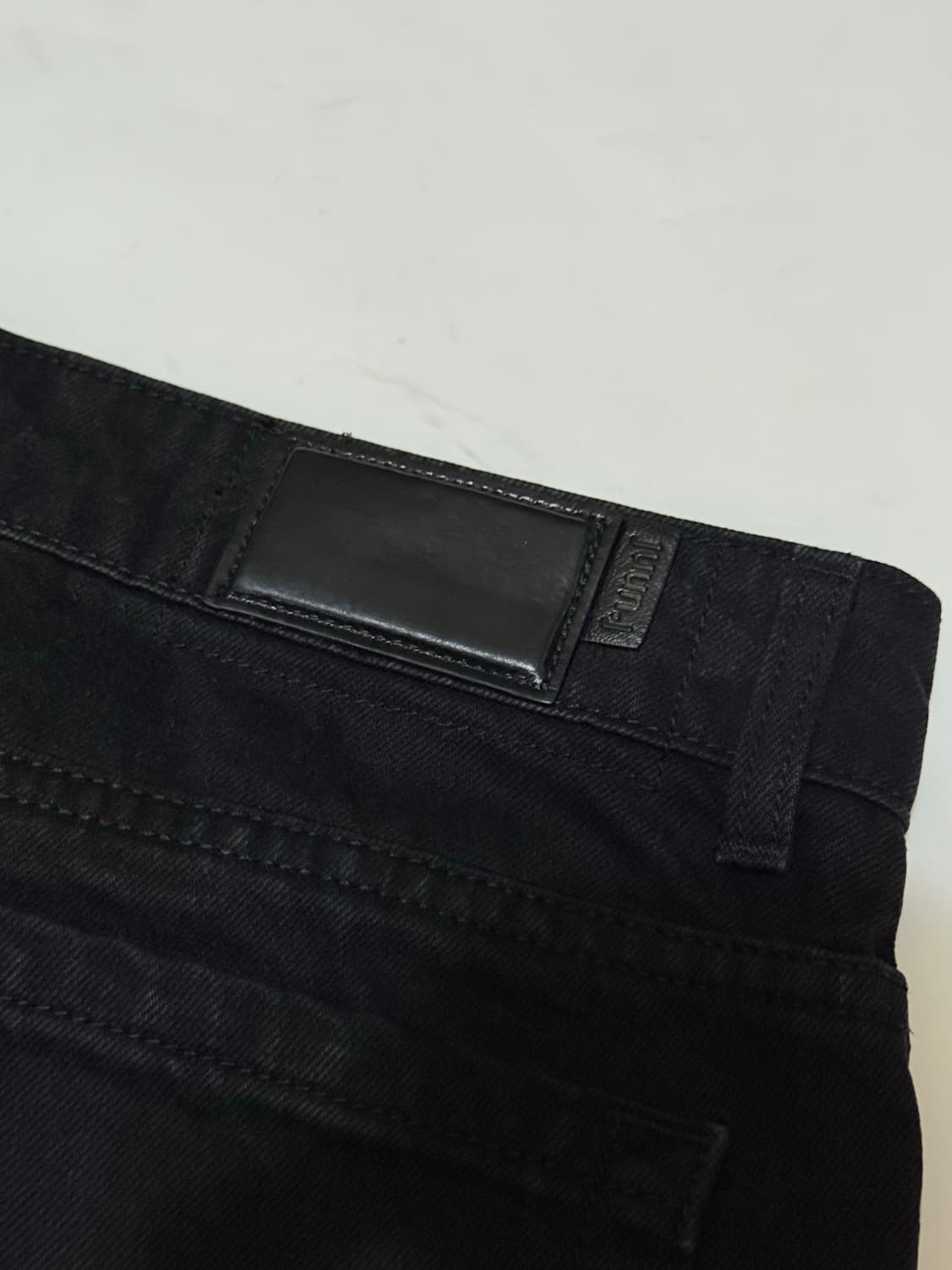 JUUN.J 준지 블랙 데님 팬츠 44 상품이미지3