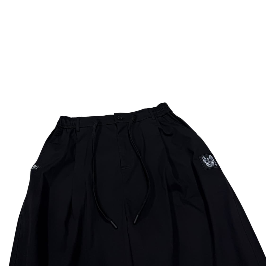 라이프워크 L3 원턱 와이드팬츠 바지 블랙 L 상품이미지2