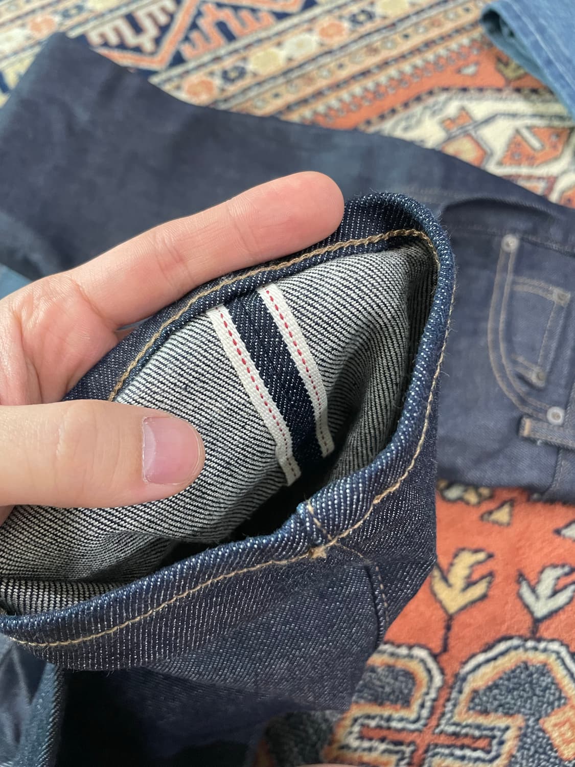 유니클로 셀비지진 28 거의 새상품 상품이미지5