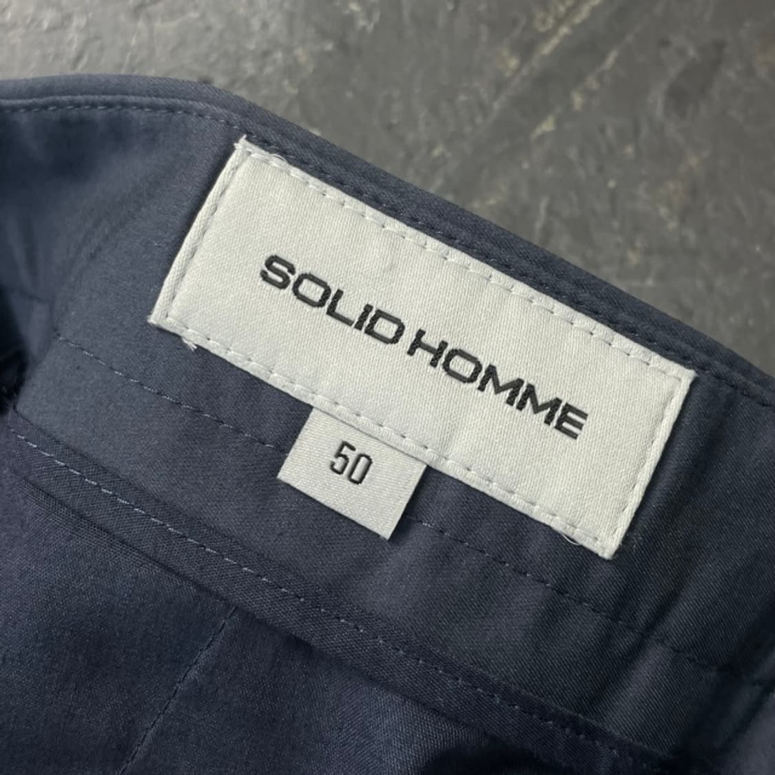 34 솔리드옴므 슬렉스 팬츠 상품이미지3