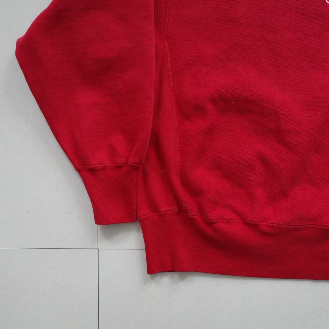 80s 챔피온 리버스위브 USA제 맨투맨 레드 M 상품이미지4