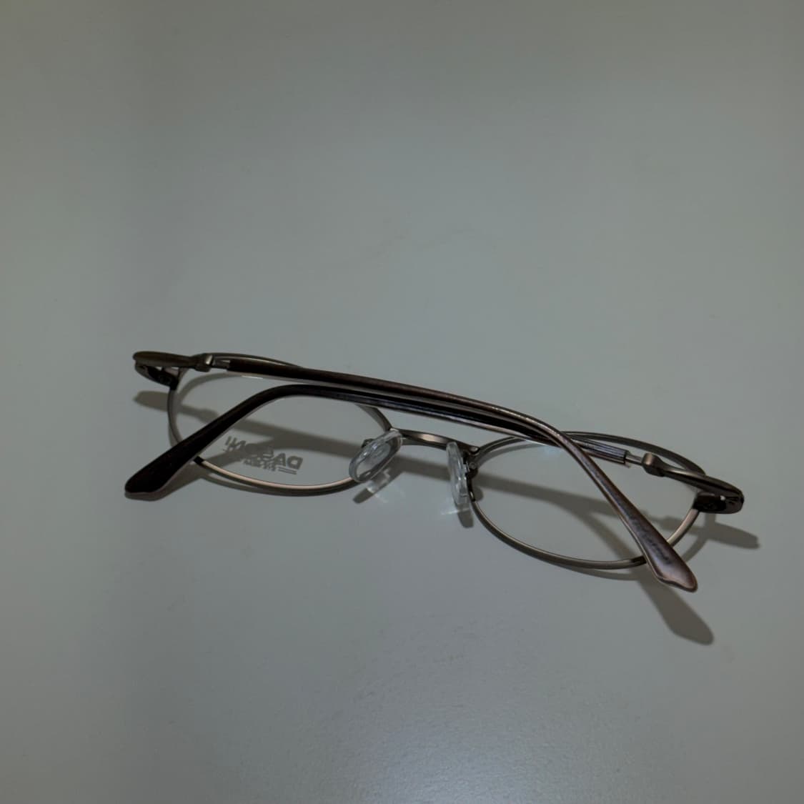 [2000s 데드스탁] 긱시크 스타일 빈티지 안경 브라운 다소니 상품이미지6