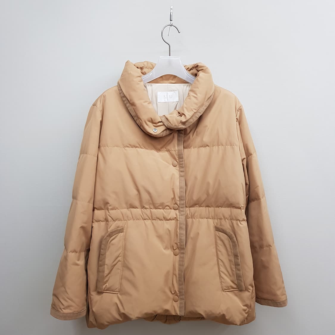 한섬 SJSJ 하이넥 구스다운 패딩 점퍼 82-94-160사이즈 상품이미지1