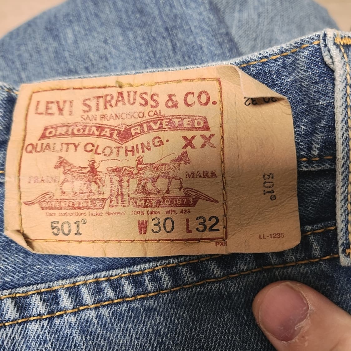 [30] 리바이스 USA 501 청바지 데님팬츠 상품이미지3