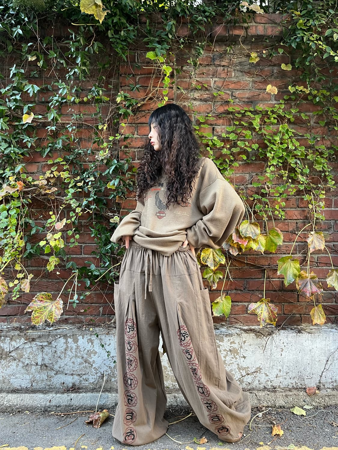 히피문양 벌룬 팬츠 상품이미지3