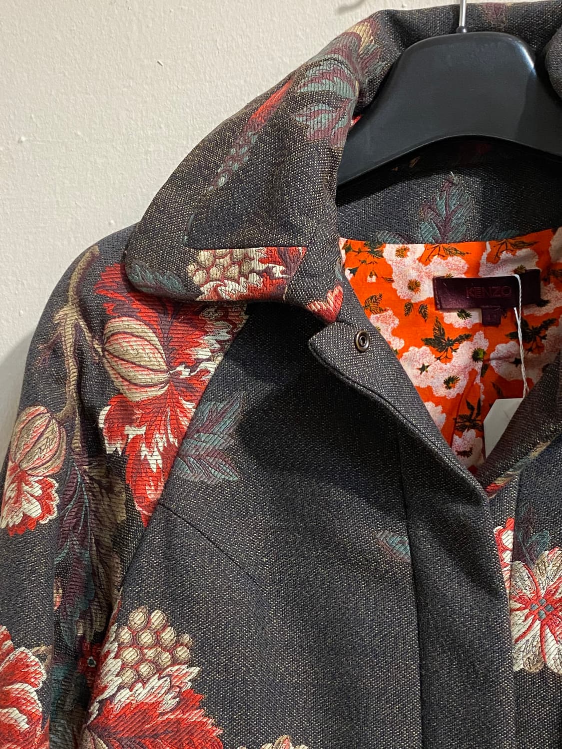 겐조 플라워 패턴 싱글 코트 상품이미지4