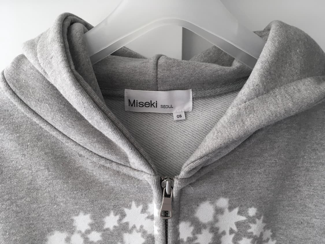 미세키 서울 크롭 후드집업 상품이미지3