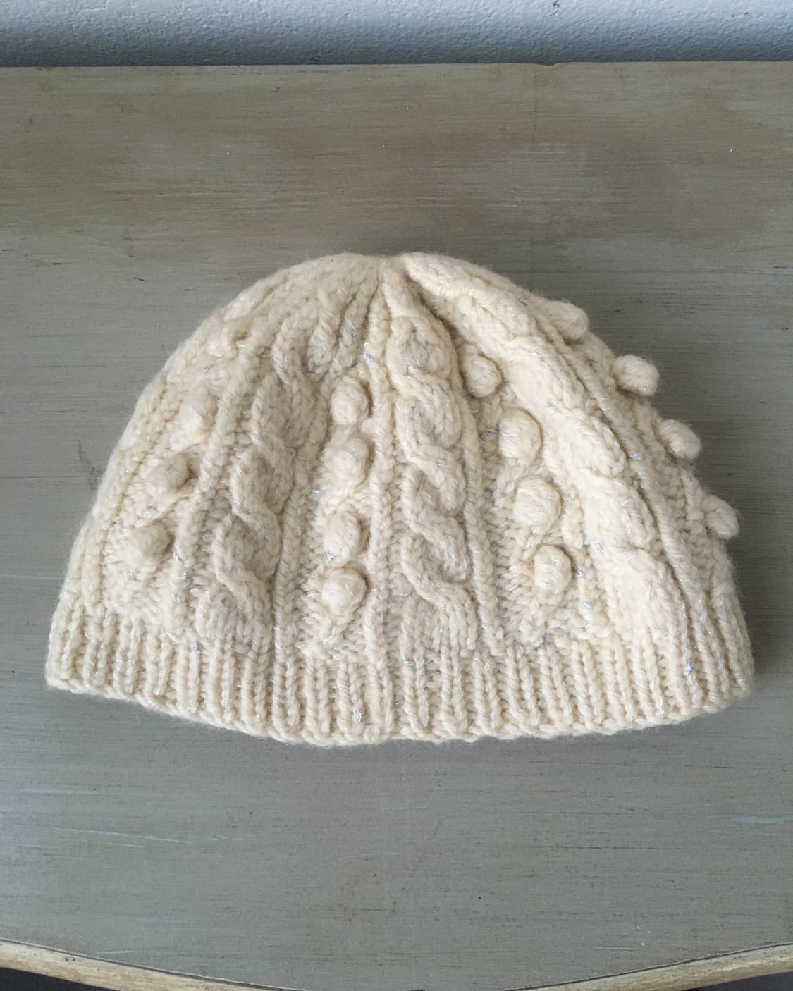 pom pom cable knit beanie 상품이미지2