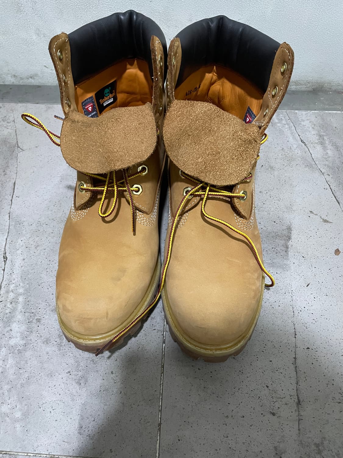 팀버랜드 프리미엄 6인치 워터프루프 부츠 위트 누벅 - 와이드 상품이미지5