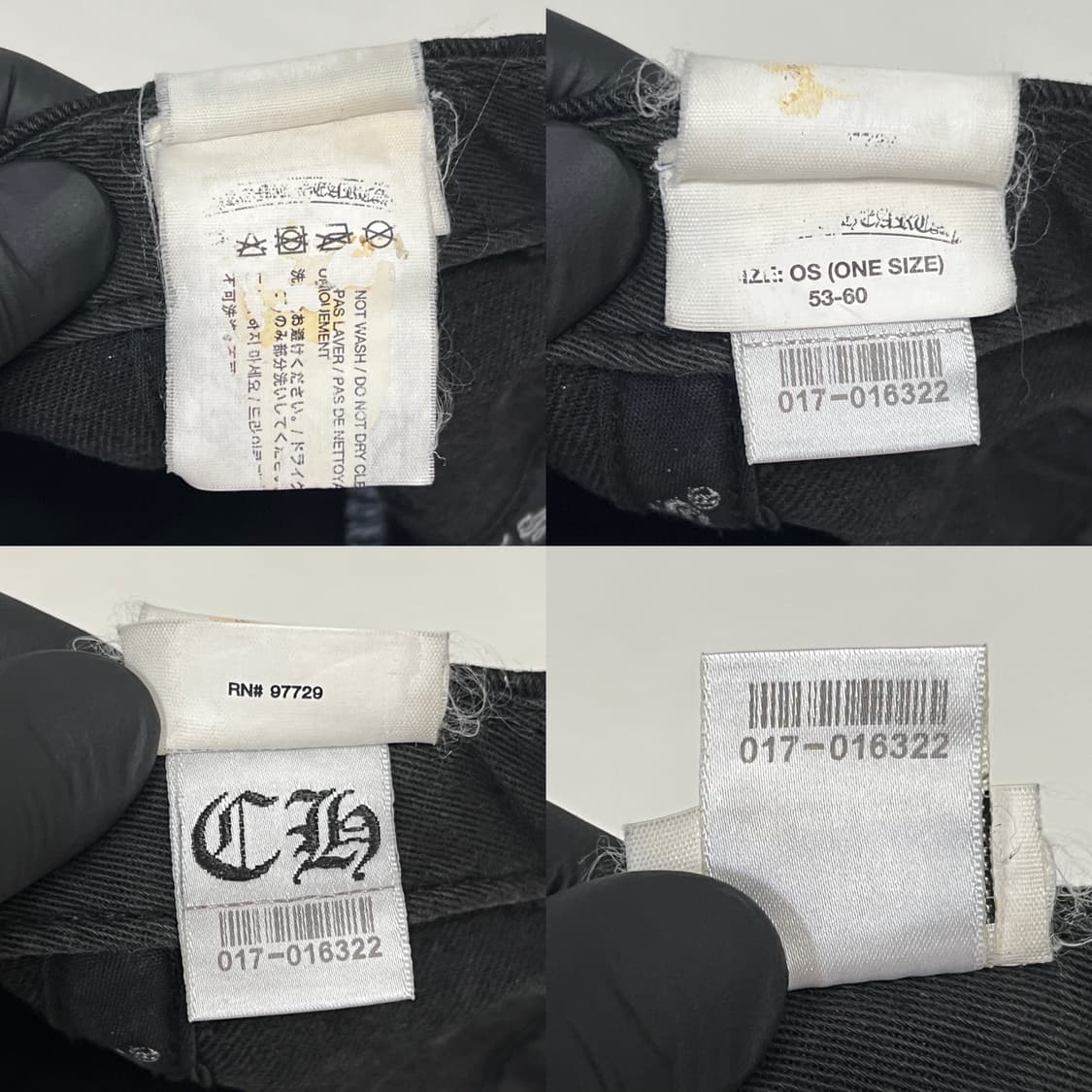 크롬하츠 RS3 크로스 베이스볼 트러커캡 블랙 상품이미지9