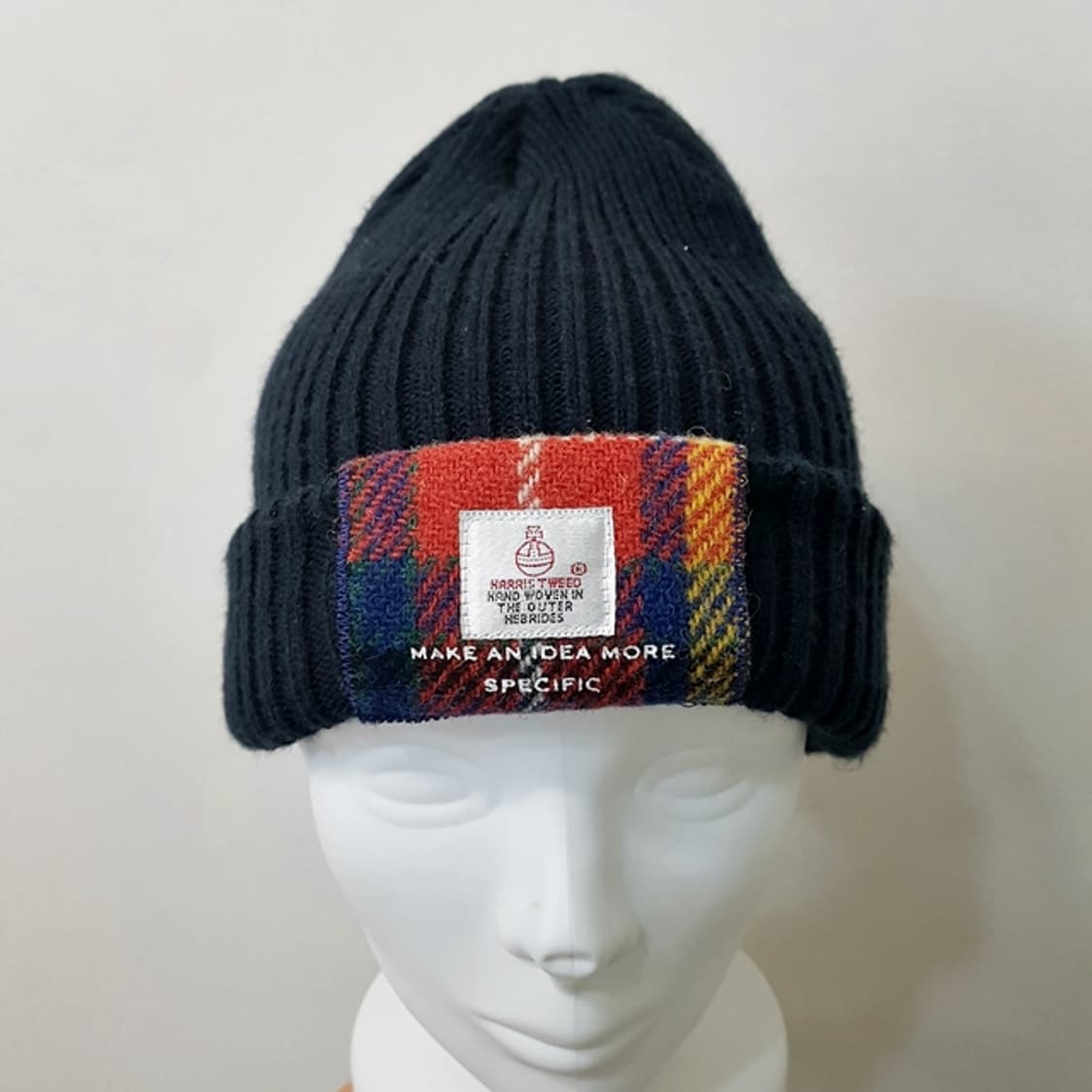 CLOSSHI x Harris Tweed 비니 네이비 상품이미지1