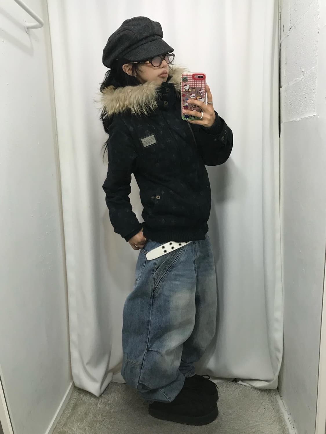 KarlKani Fur Padded JK 상품이미지2