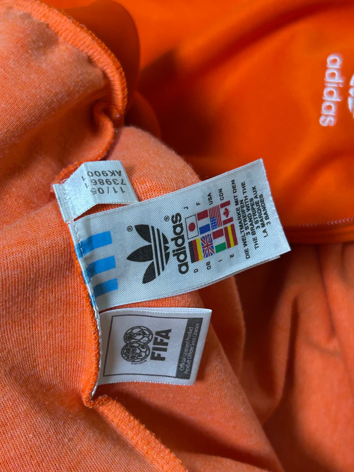 아디다스 네덜란드 유니폼 국대 져지 M사이즈 상품이미지7