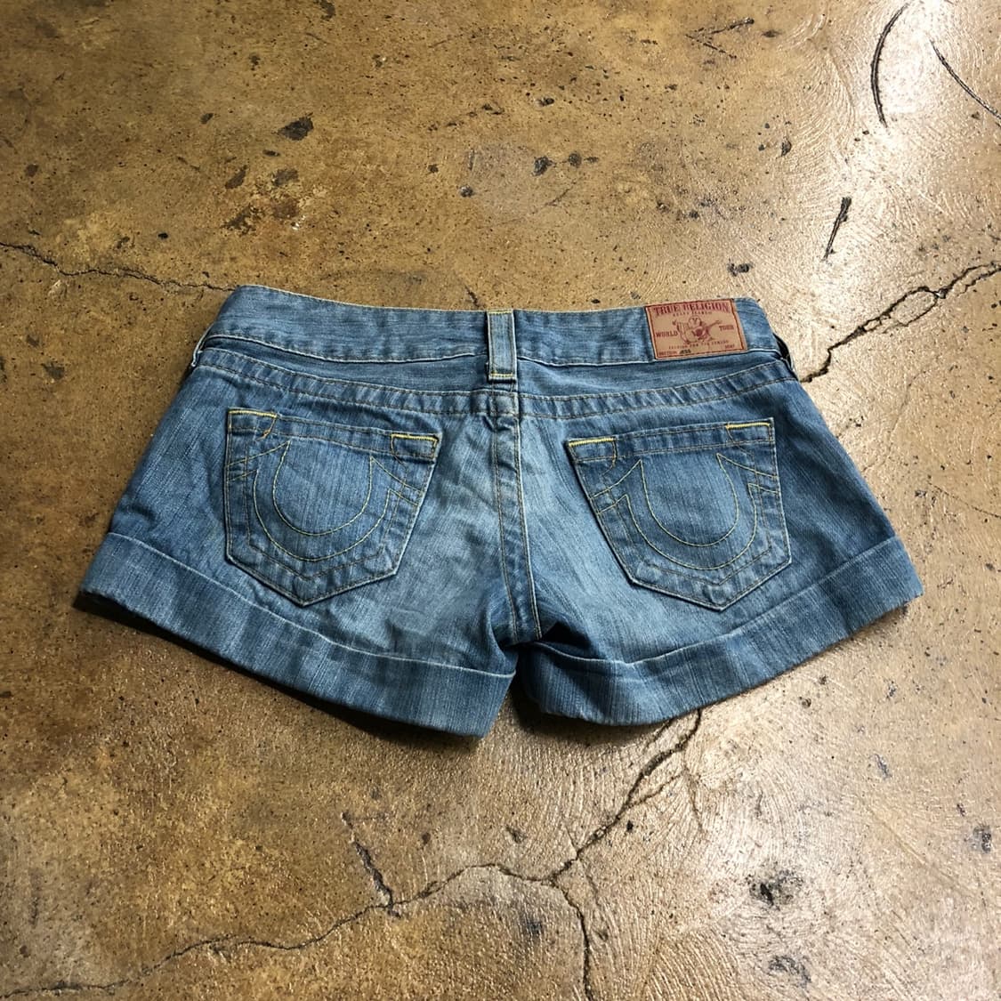 [정품/27] 트루릴리전 연청 데님 숏 팬츠 반바지 상품이미지2