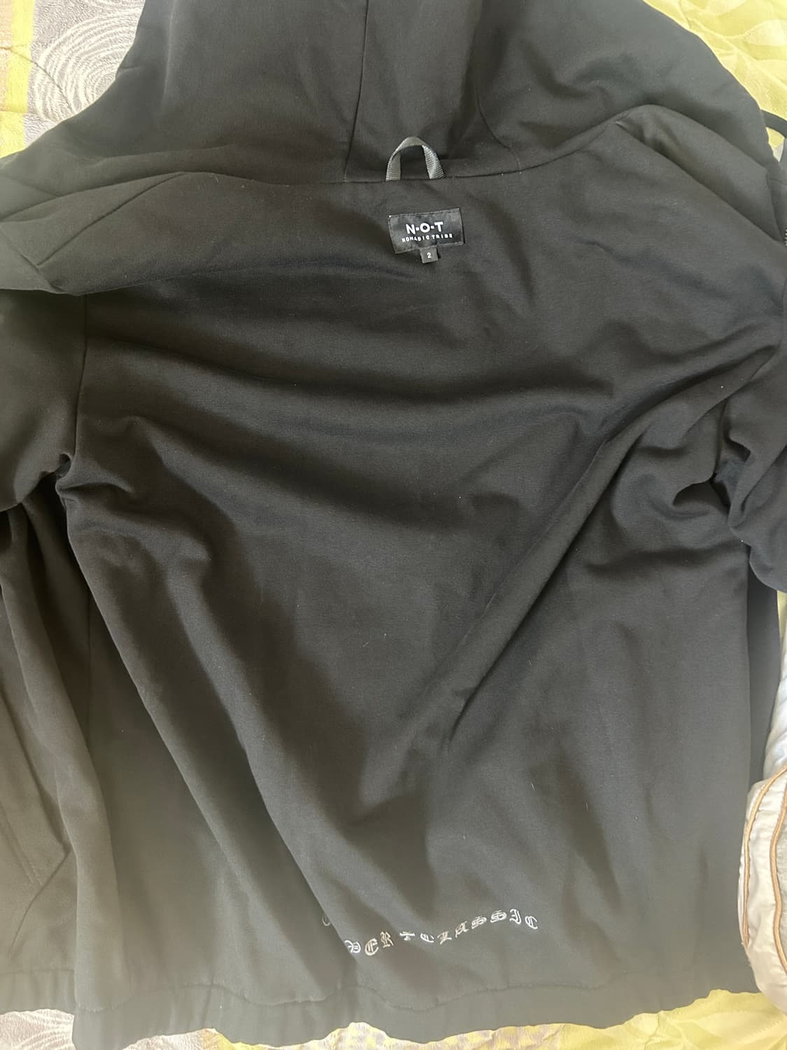 N-O-T 리플렉트 방수 후드집업 블랙 2(b사이즈 상품이미지6