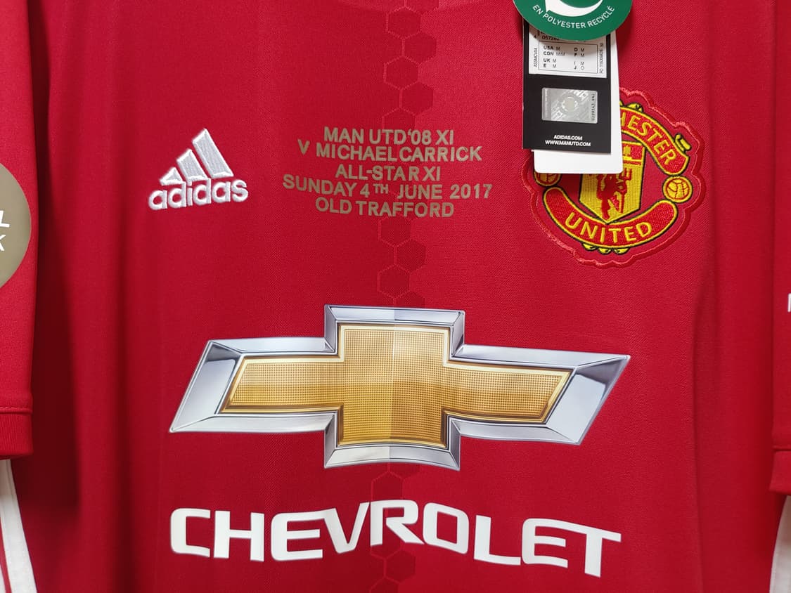 M 16-17맨유 홈 반팔 캐릭 은퇴경기기념 상품이미지4