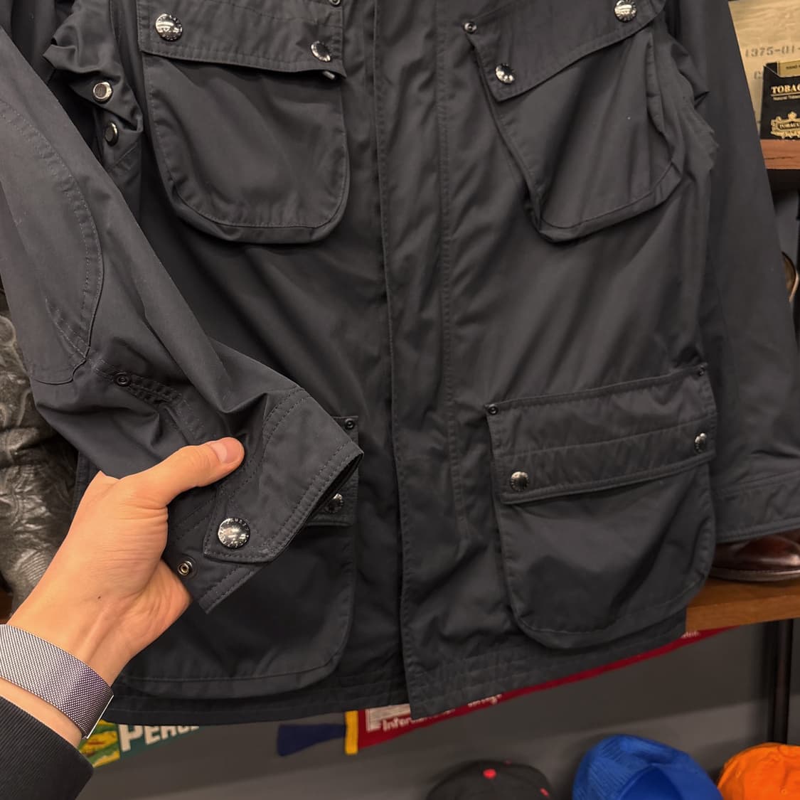 90s 폴로 랄프로렌 커뮤터 유틸리티 4포켓 모터사이클 자켓 N327 상품이미지4