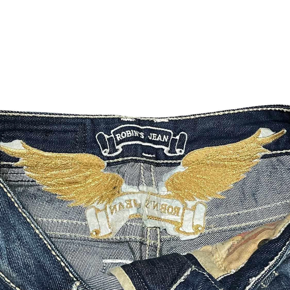 [28] 로빈스진 Y2K 빈티지 날개 데님 청바지 상품이미지5