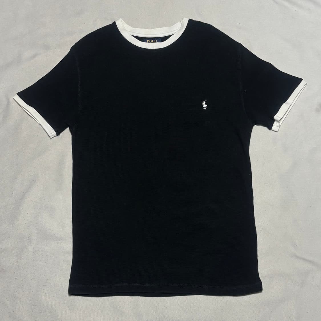 L 폴로랄프로렌 와플 니트 반팔티 상품이미지2