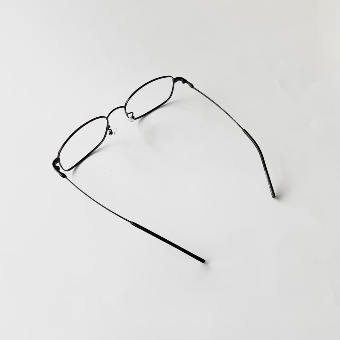 889 픽키안경 빅사이즈 블랙 남녀공용 베타티타늄 초경량 스퀘어 프 상품이미지6