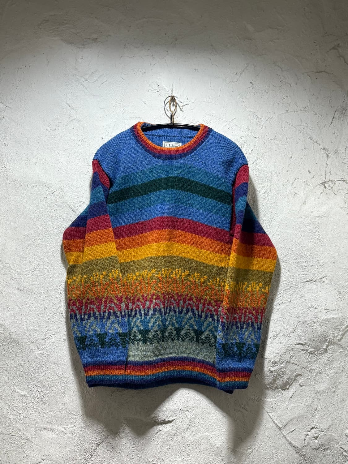 1990’s L.L.Bean Wool Navajo Knit 상품이미지2