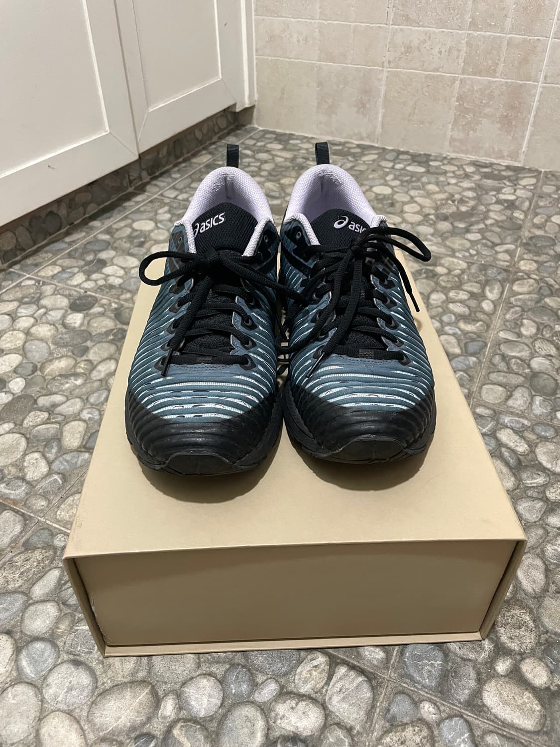 아식스 키코 젤델바1 무라사키 상품이미지3