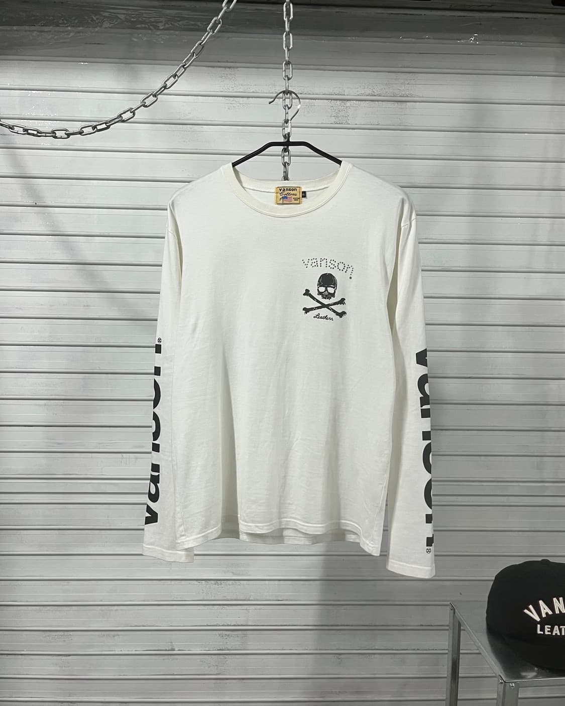 Vanson Leathers skull cubic long slv 상품이미지4