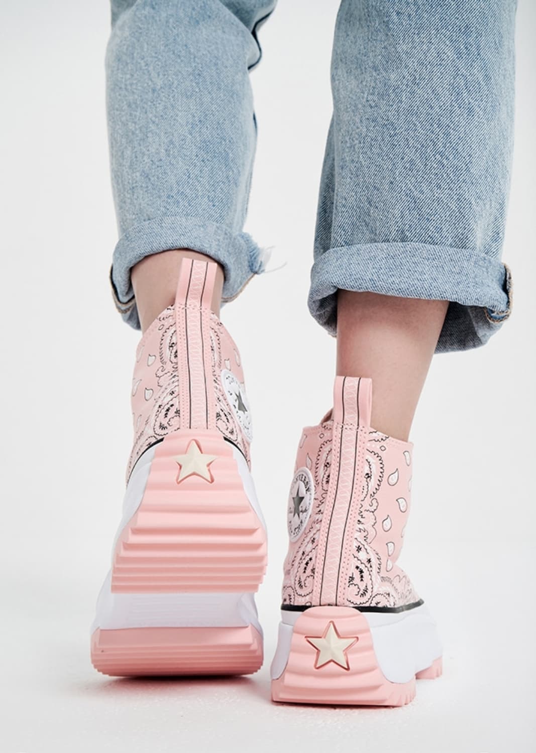 컨버스 220 하이크 페이즐리 스톰핑크 하이탑스니커즈 HD19 상품이미지9