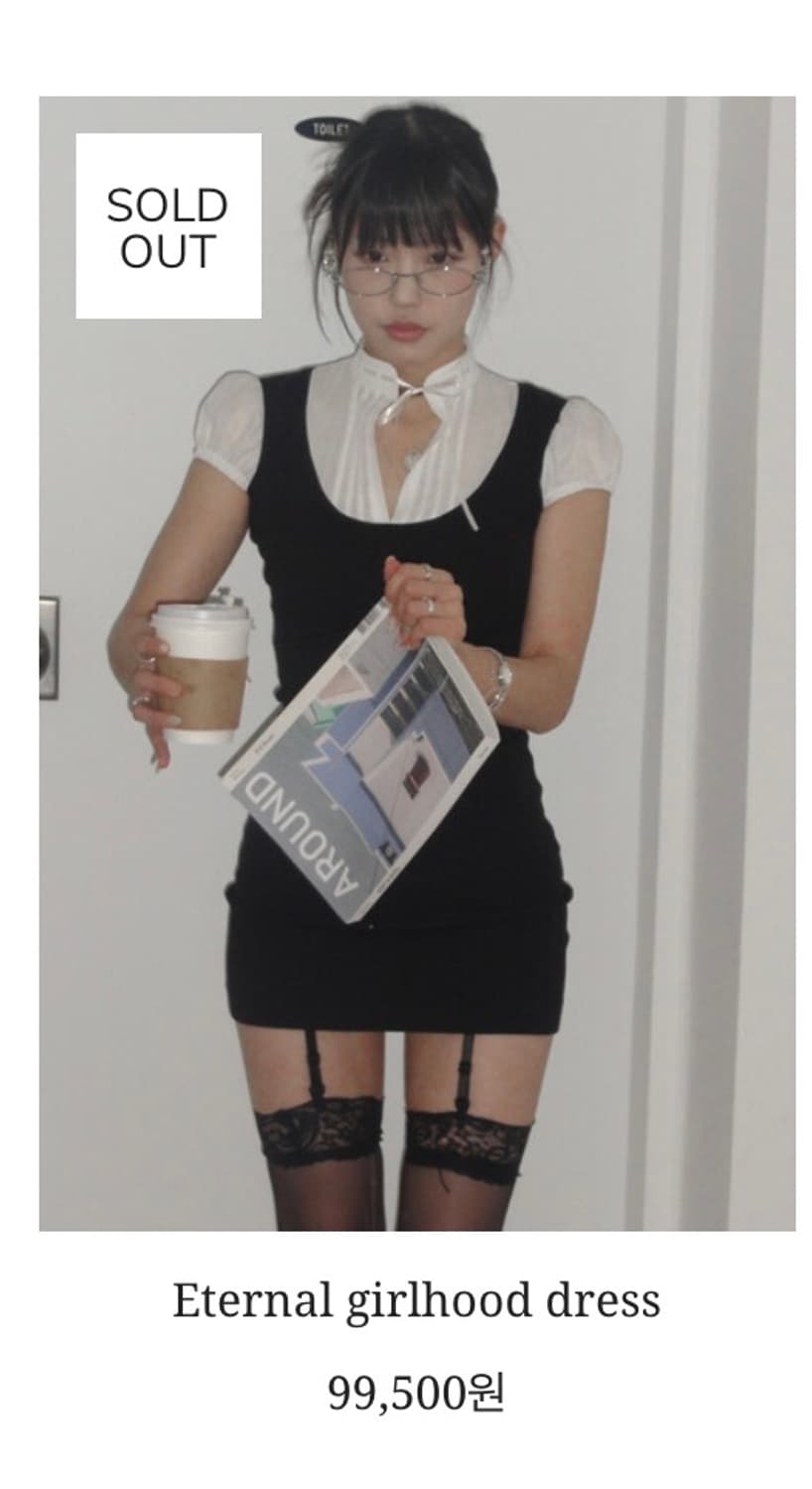 Eternal girlhood dress 엔젤넘버555 원피스 드레스 상품이미지1