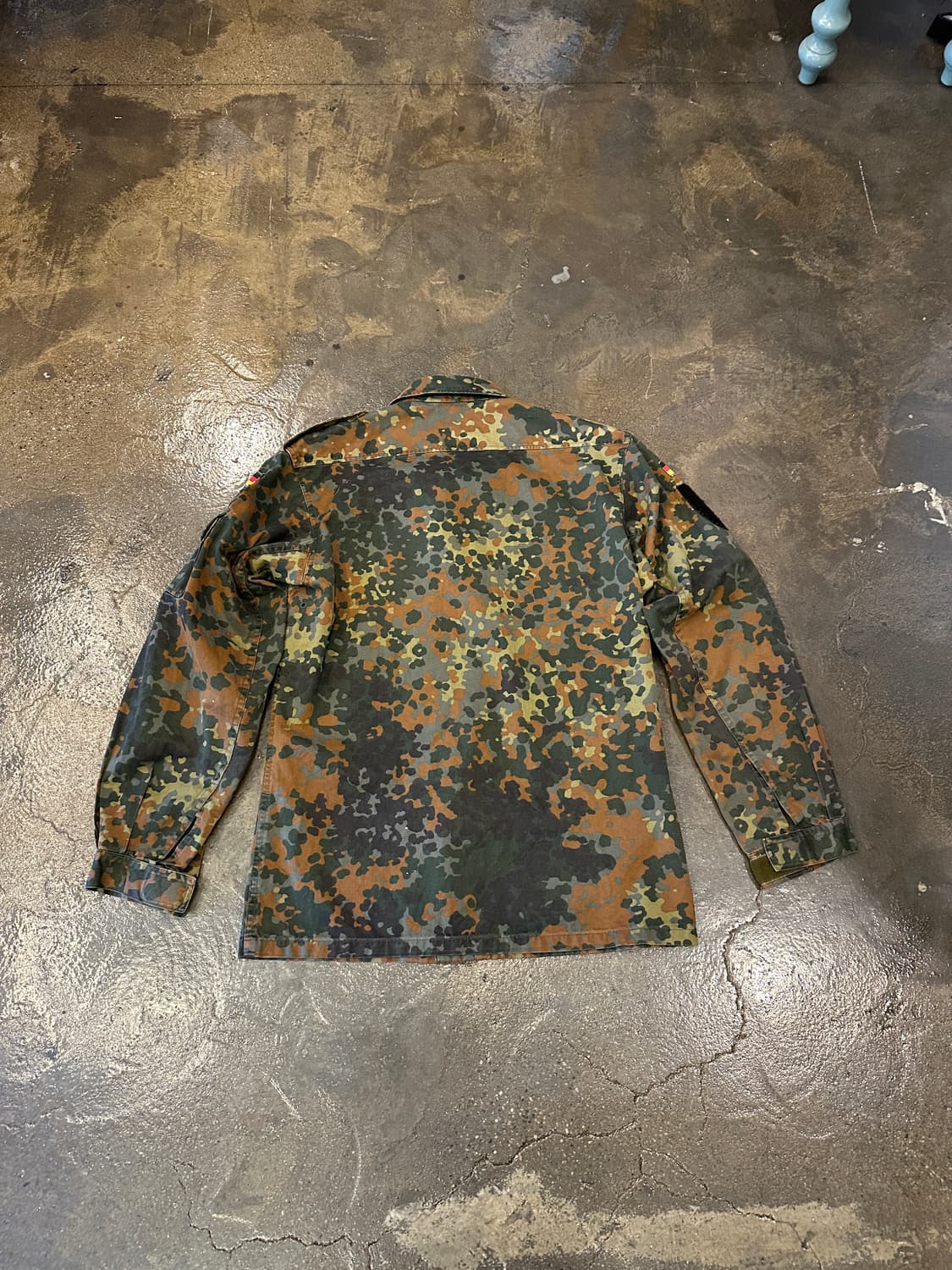 90s Germany ARMY 플렉탄 필드 셔츠 M 상품이미지2