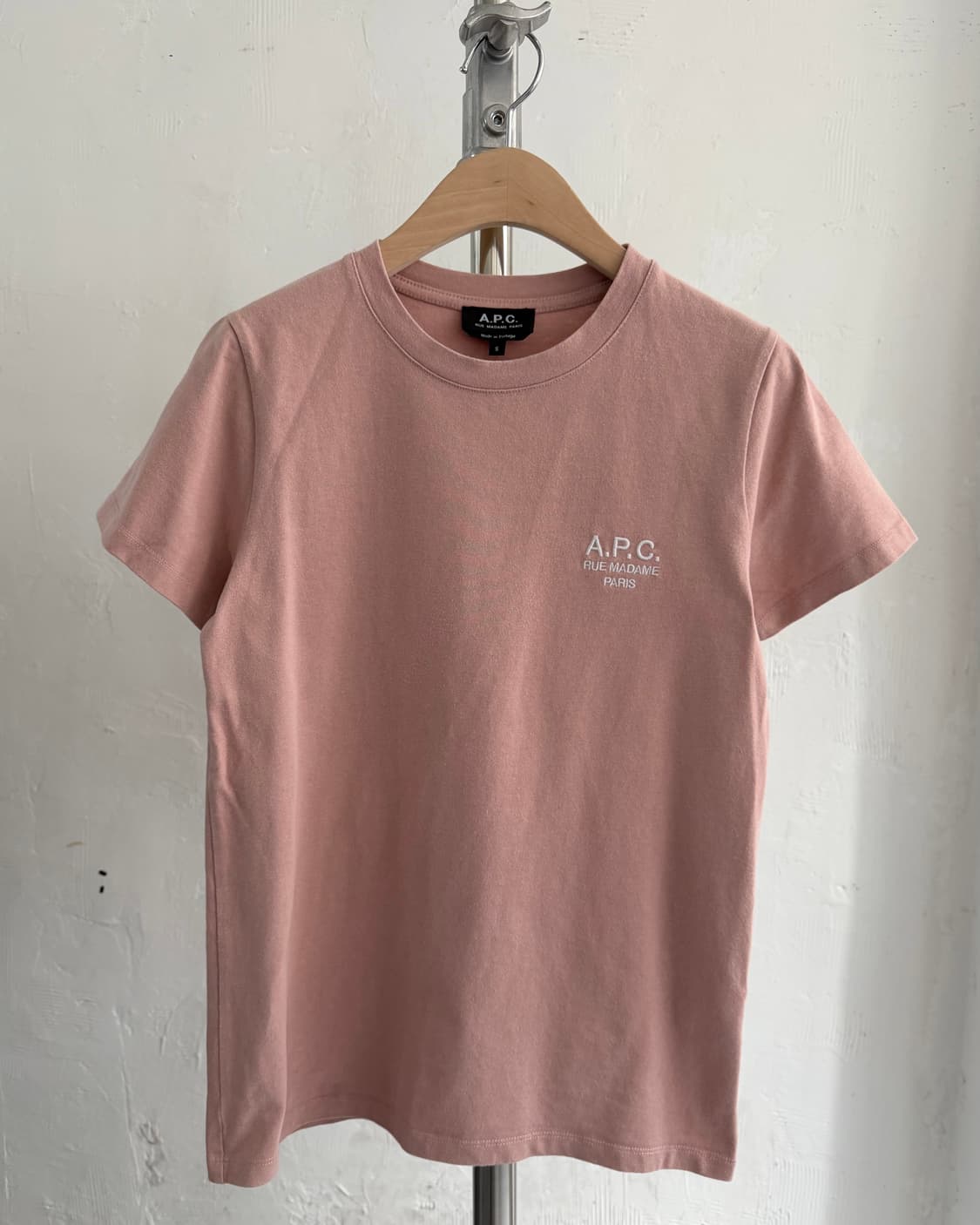 A.P.C. 아페쎄 베이비핑크컬러 티셔츠 상품이미지4