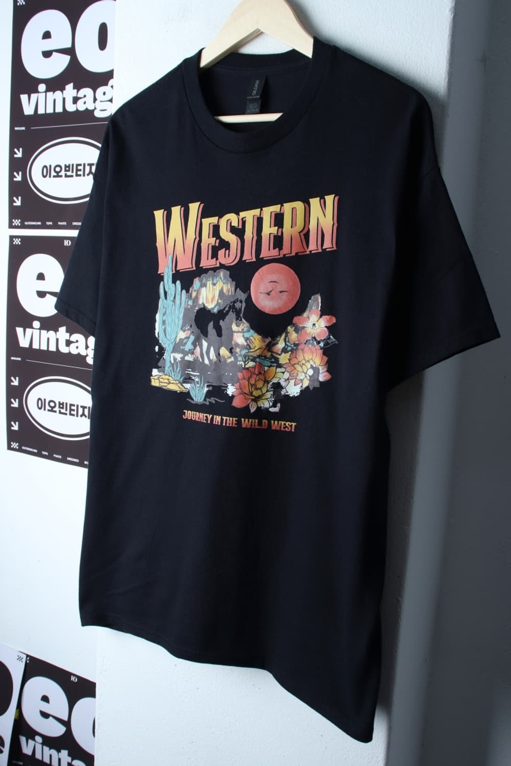 (XL-2XL) 길단 반팔 티셔츠 USA 빅사이즈 올드스쿨-H33486 상품이미지1