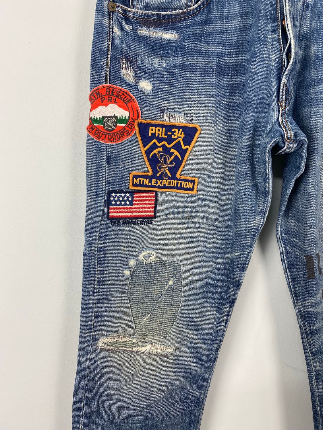 폴로 랄프로렌 패치워크 데님 청바지 30x30 <646> 상품이미지3