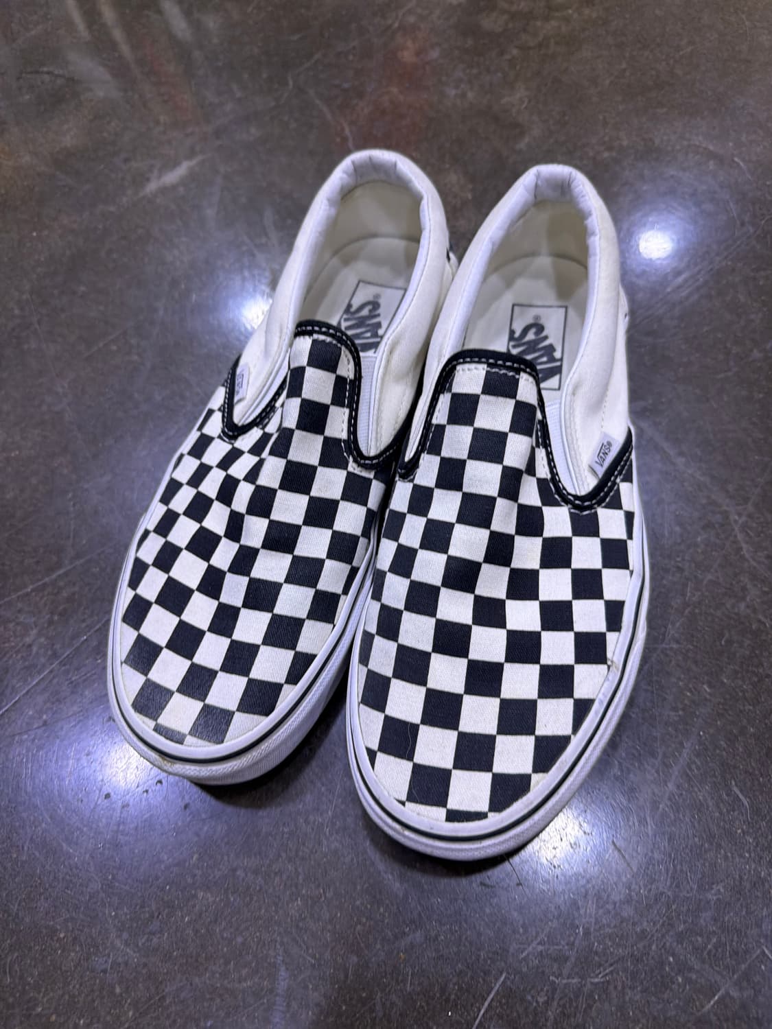 반스 체커보드 슬립온 스니커즈 265 상품이미지2