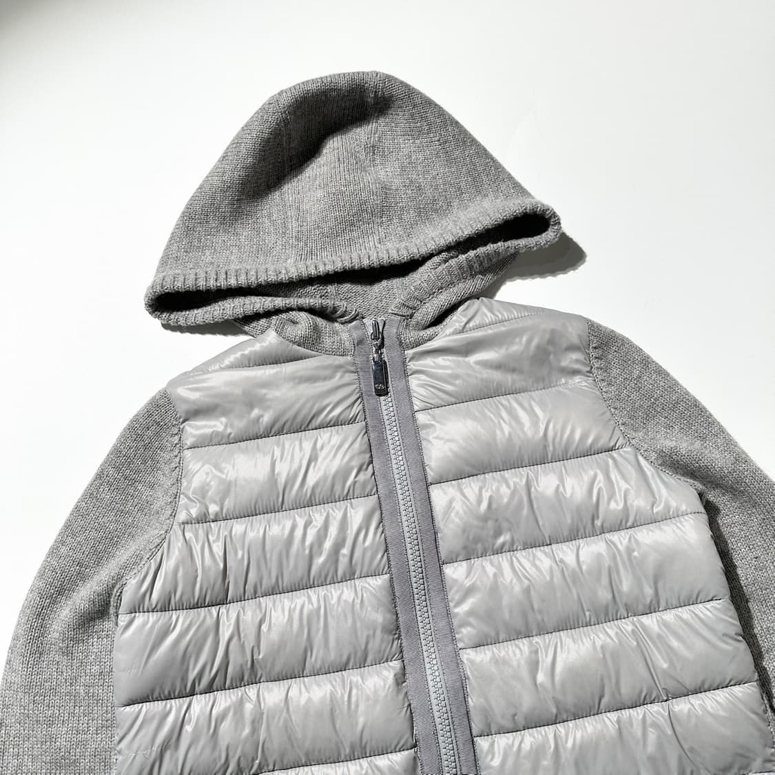 (매장판) 에스까다 울 캐시미어 경량 패딩 후드 집업 자켓 상품이미지3