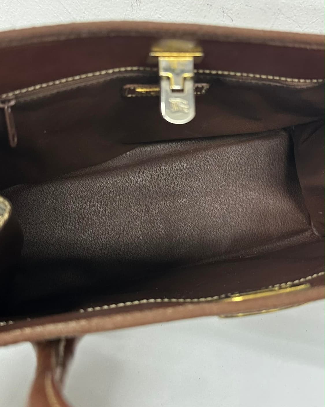 버버리 노바체크 빈티지 금장 핸드백 토트 상품이미지7