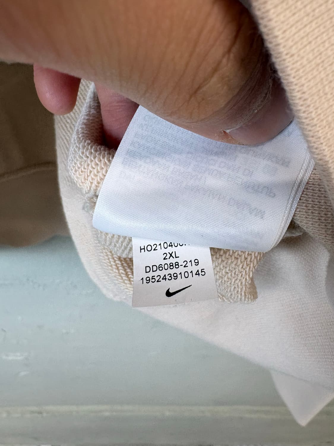 나이키 NSW 빅스우시 베이지 후드집업 상품이미지8