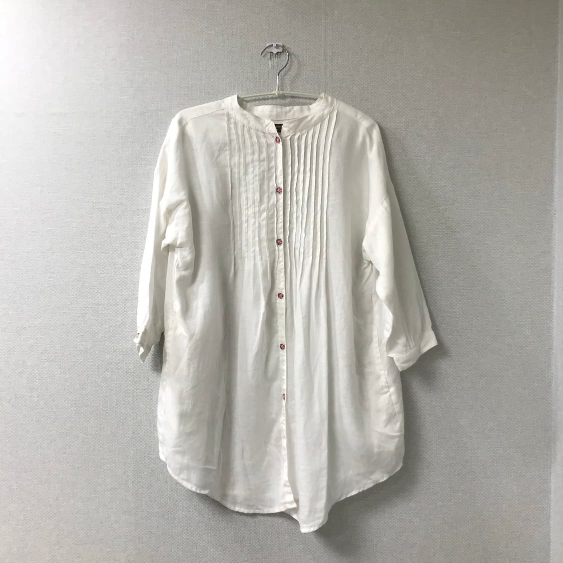 레이어드 화이트 원피스 블라우스  상품이미지1