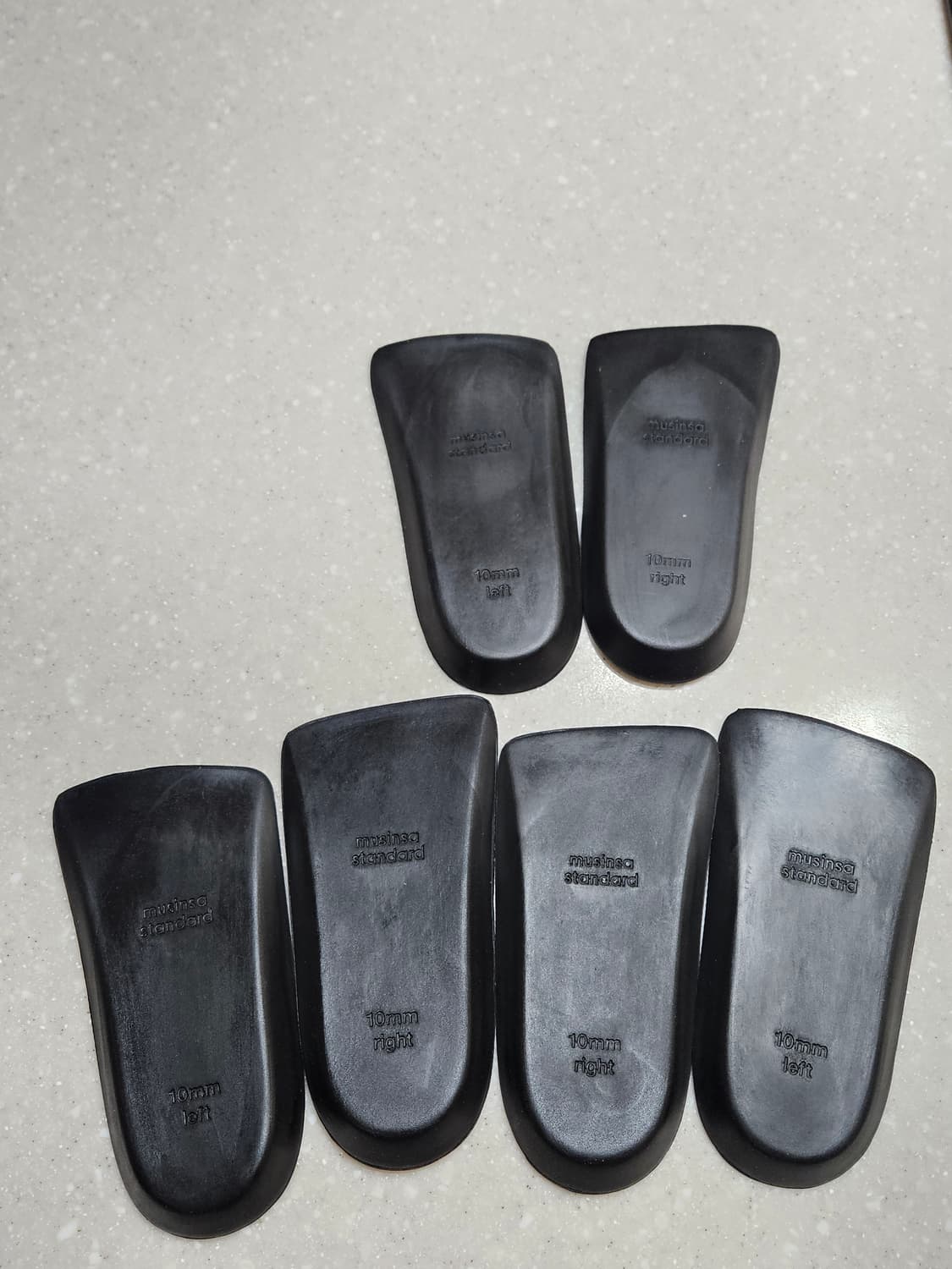 [무신사 스탠다드]키높이 하프 인솔 3팩 [블랙/화이트/탠 브라운] 상품이미지6