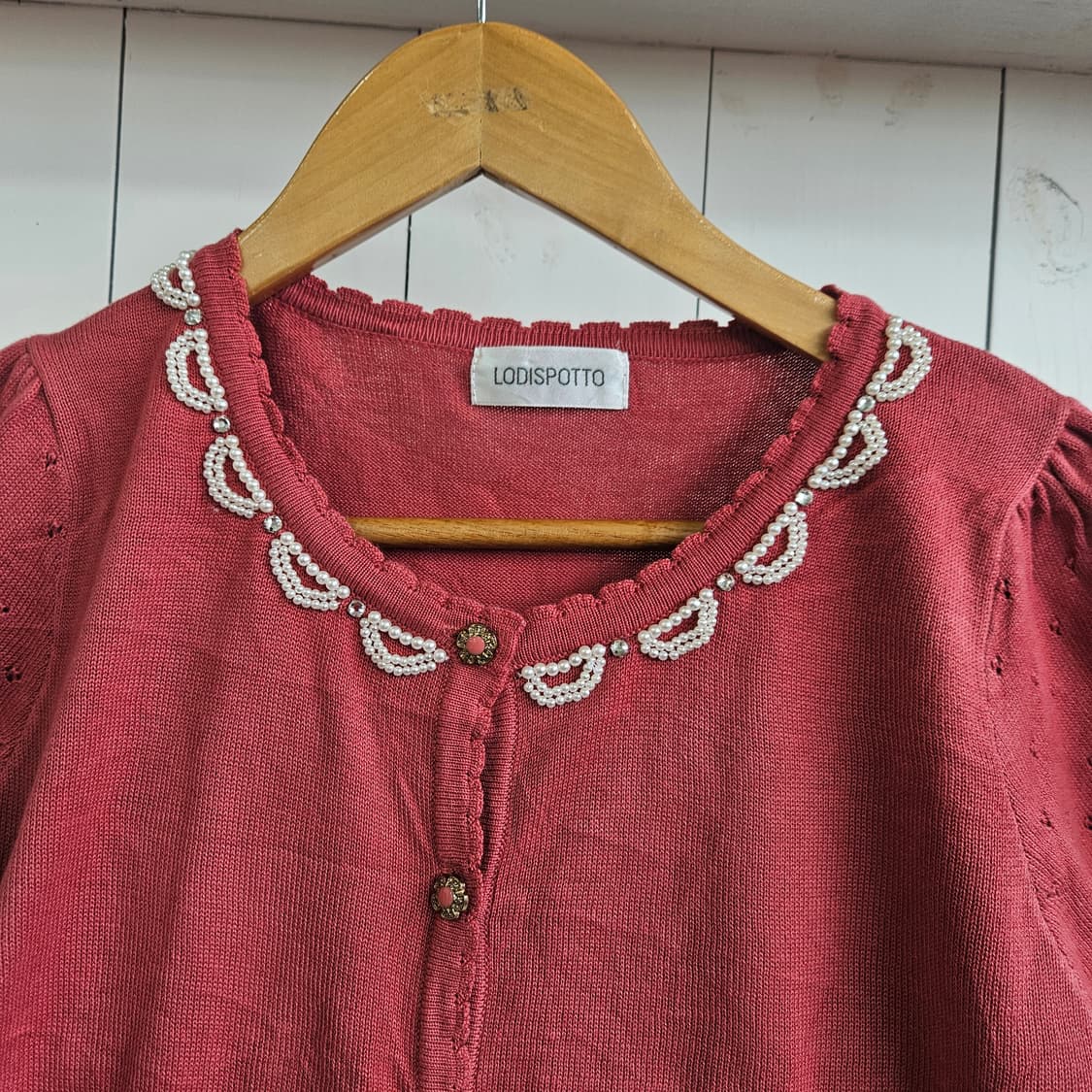 (LODISPOTTO) 리본 니트 가디건 상품이미지3