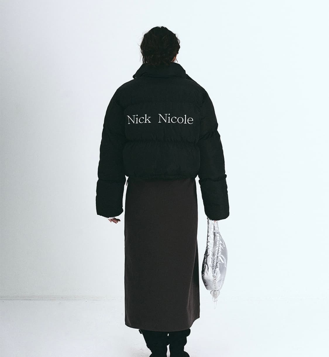 닉앤니콜 Volume puffer short padding (black) 상품이미지3