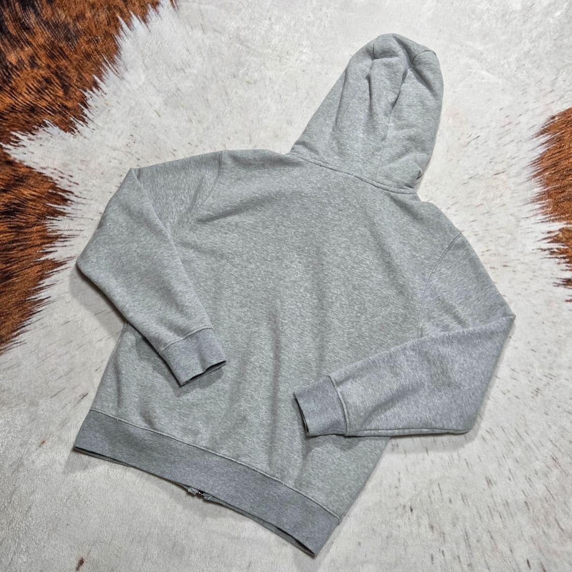 나이키 라이트 그레이 스우시 후드집업 상품이미지4