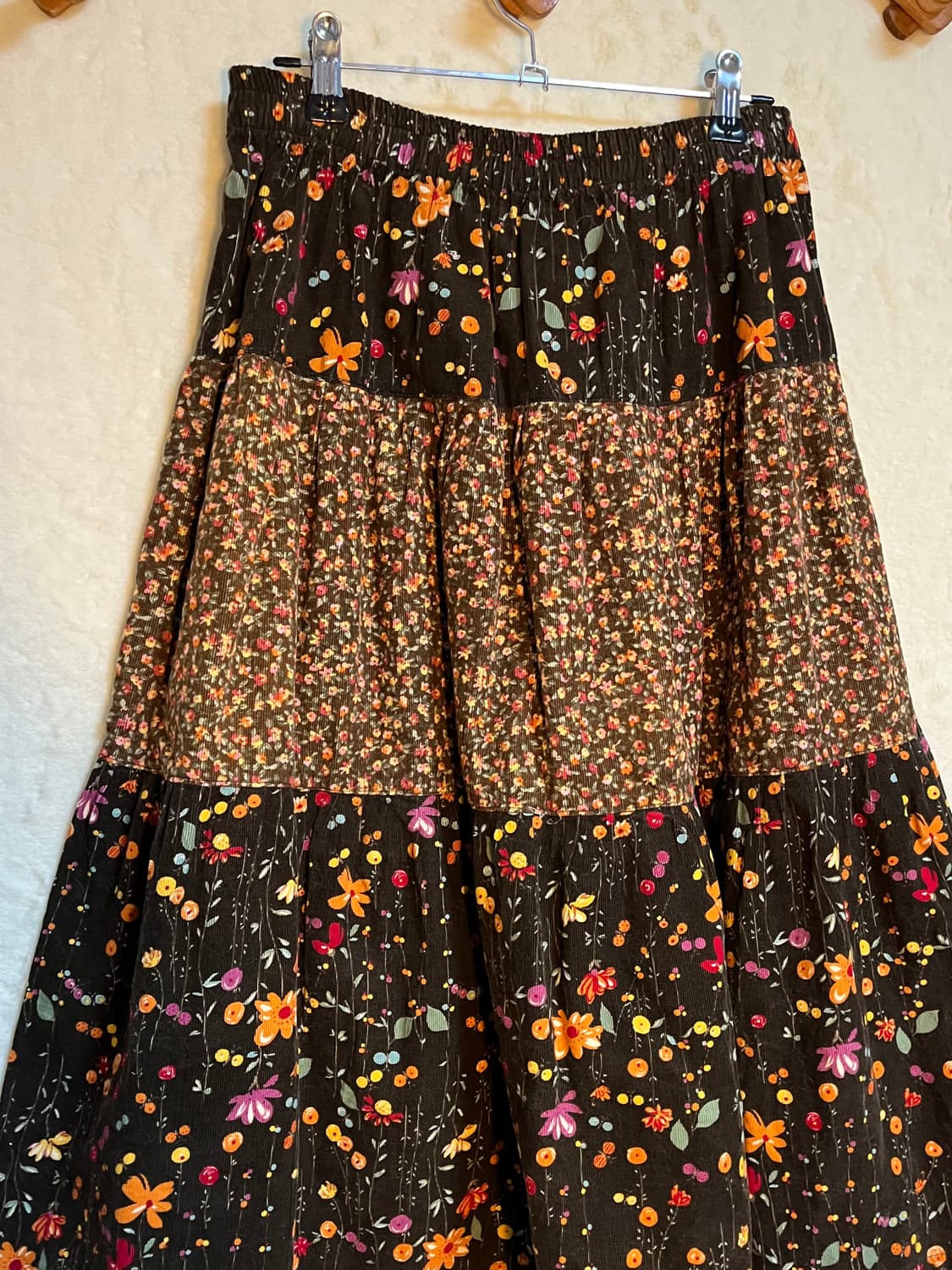 빈티지 모리걸 코듀로이 패치 스커트 상품이미지2