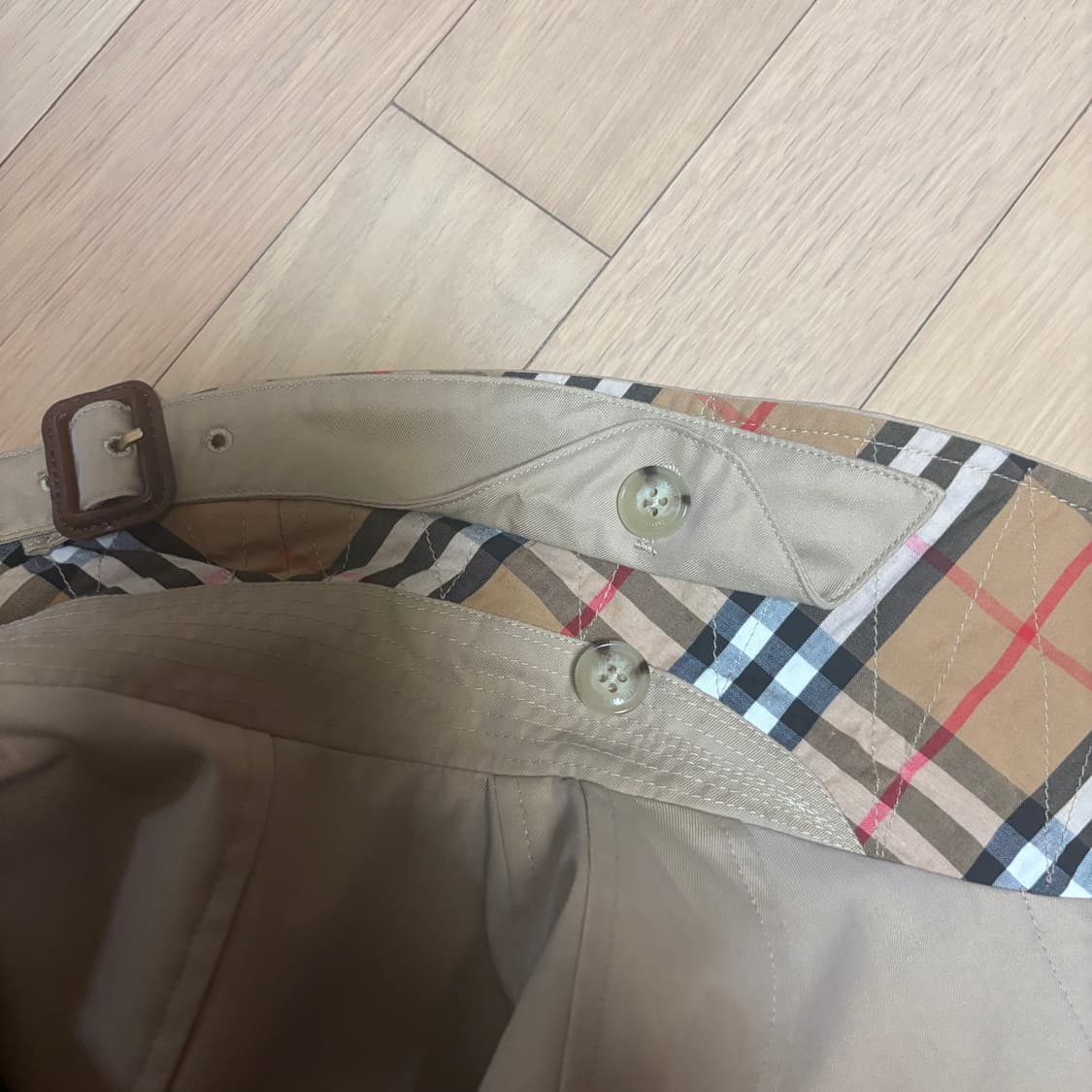 빈티지 버버리 그로멧 코트 UK8 상품이미지9