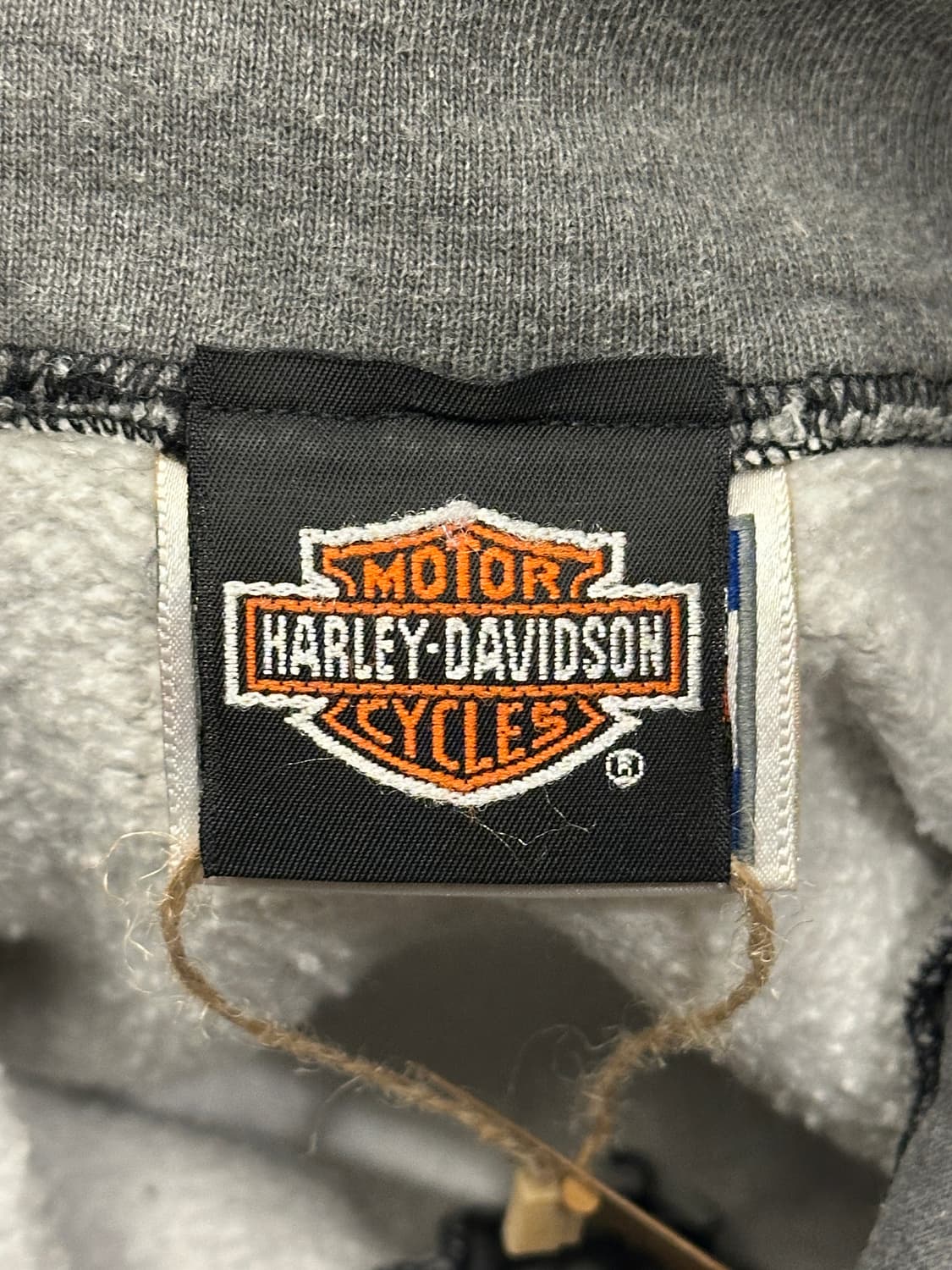 Hanes 할리데이비슨 그레이 하프집업 M 상품이미지5