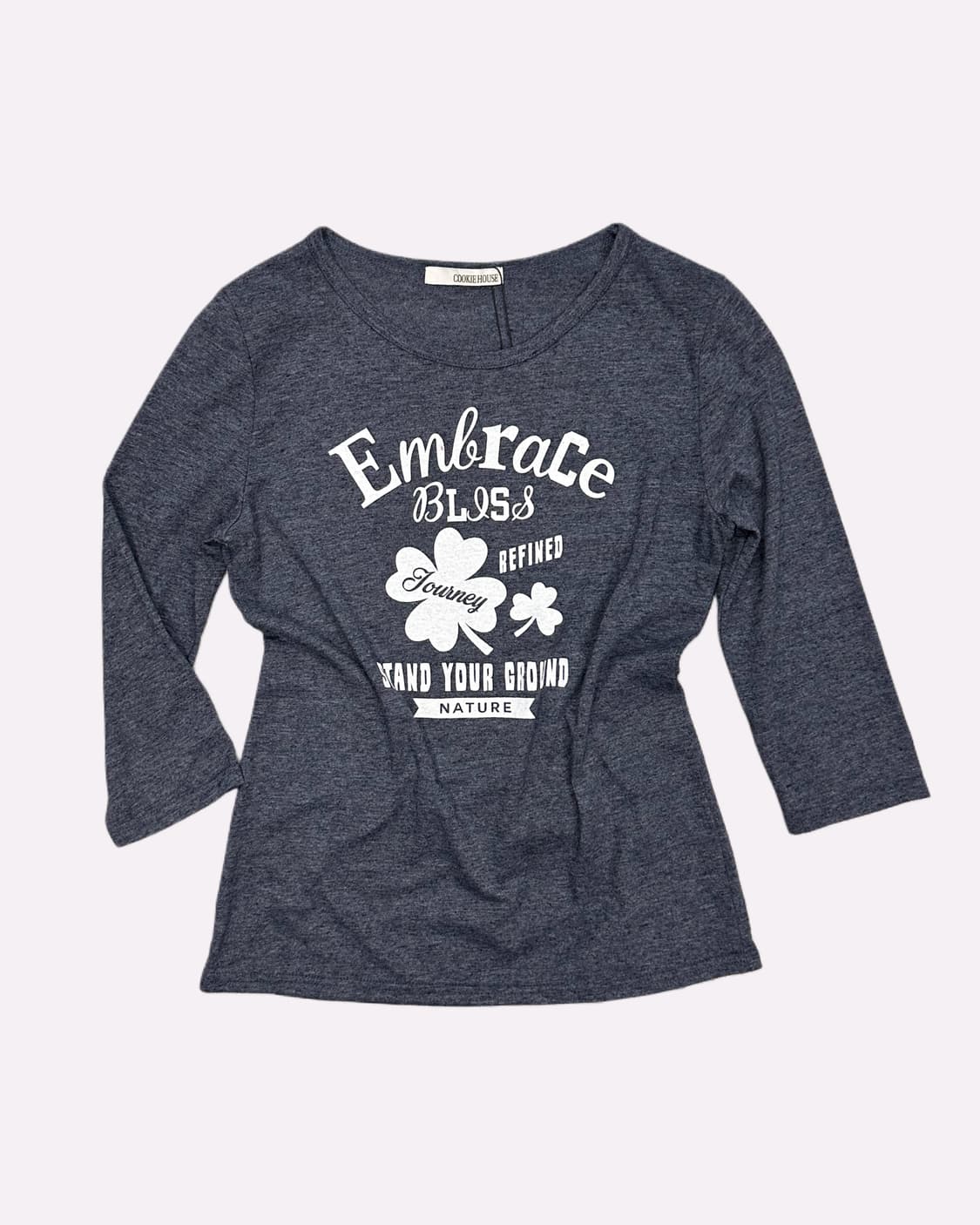clover blue melange t-shirt 상품이미지1