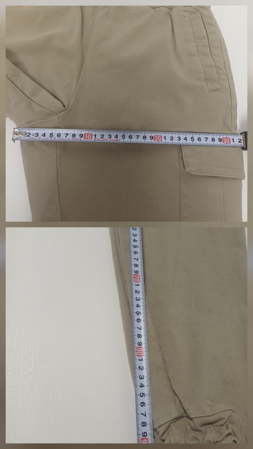 [L] 엄브로 22FW 헤리티지 카고 조거 팬츠 (다크 베이지) 상품이미지6