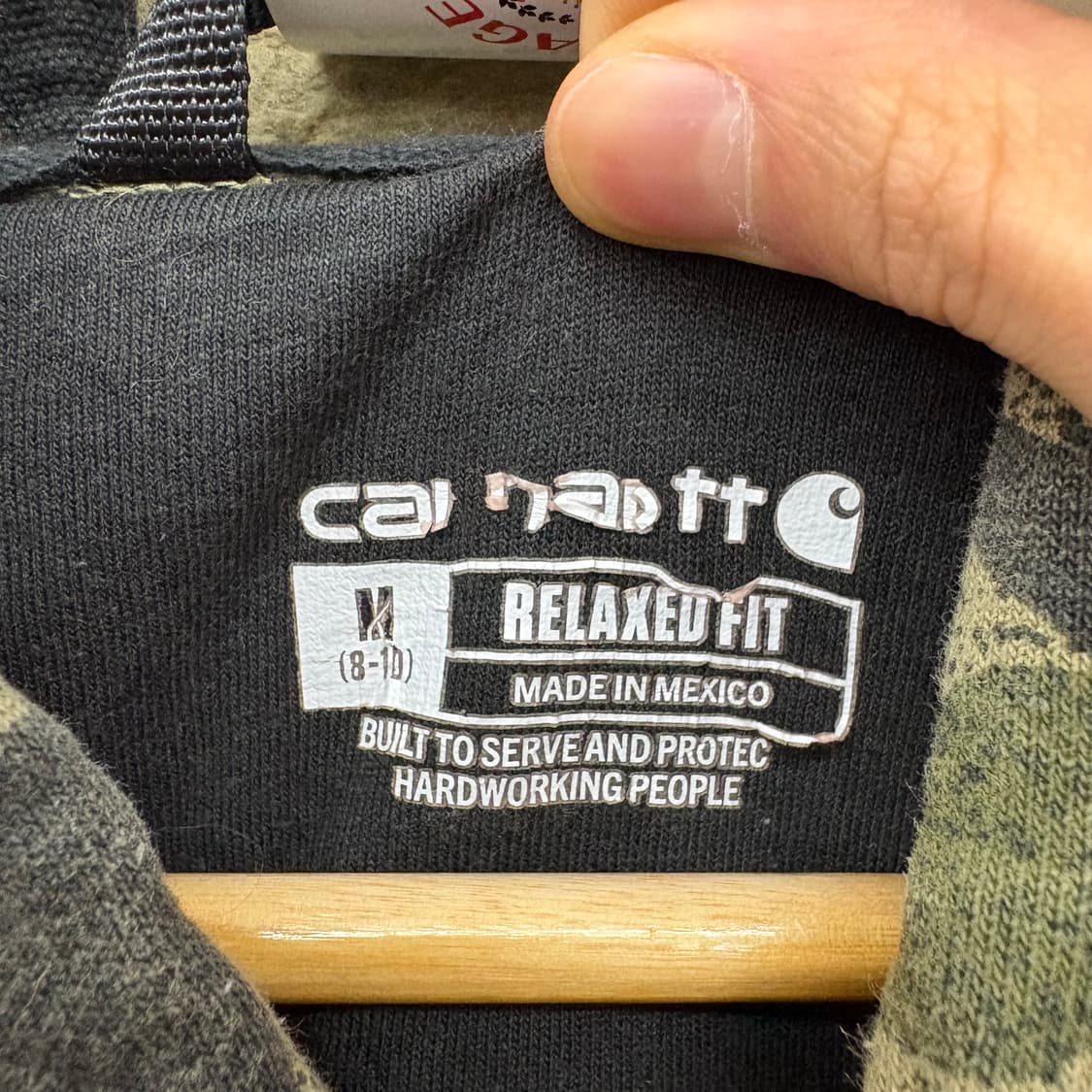 칼하트 카모 후드티 여/M 상품이미지4